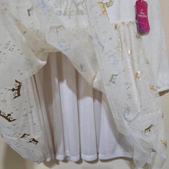 Disney Princess Dress Girls Long Sleeves Mixed Media Long Sleeves Sizes S & M - Picture 5 of 9